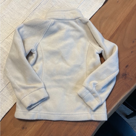 Columbia toddler cream zip up sweater - Picture 2 of 3